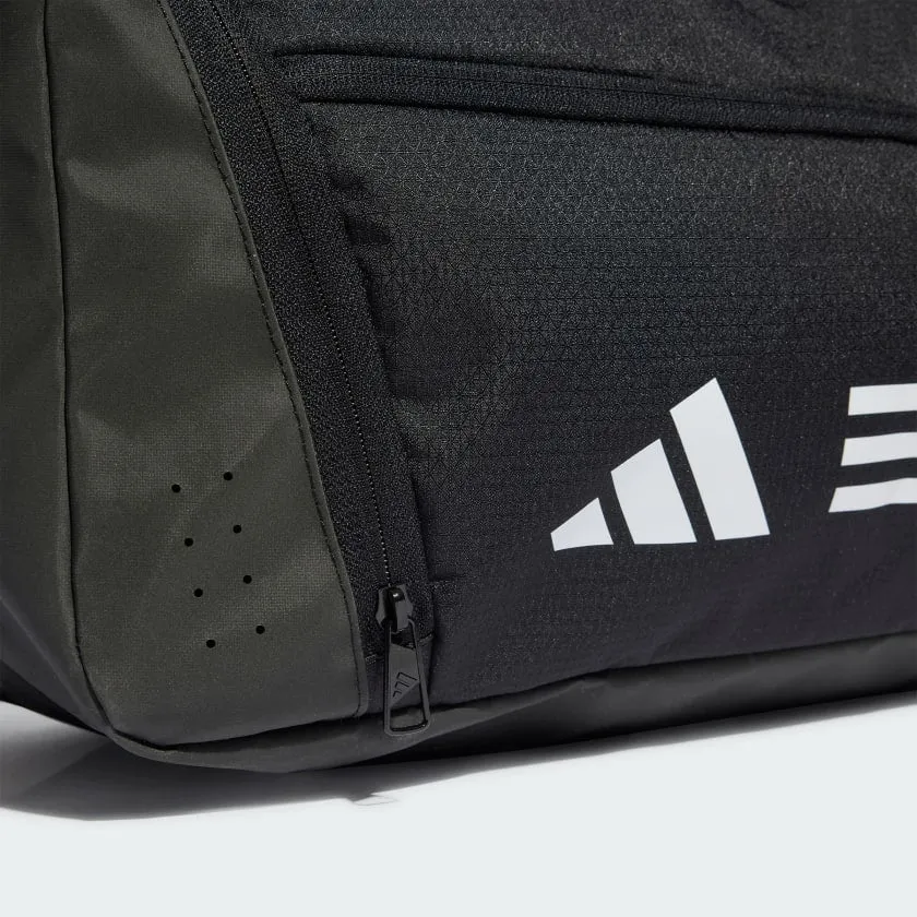 ADIDAS 3-STRIPE SMALL BLACK DUFFLE BAG