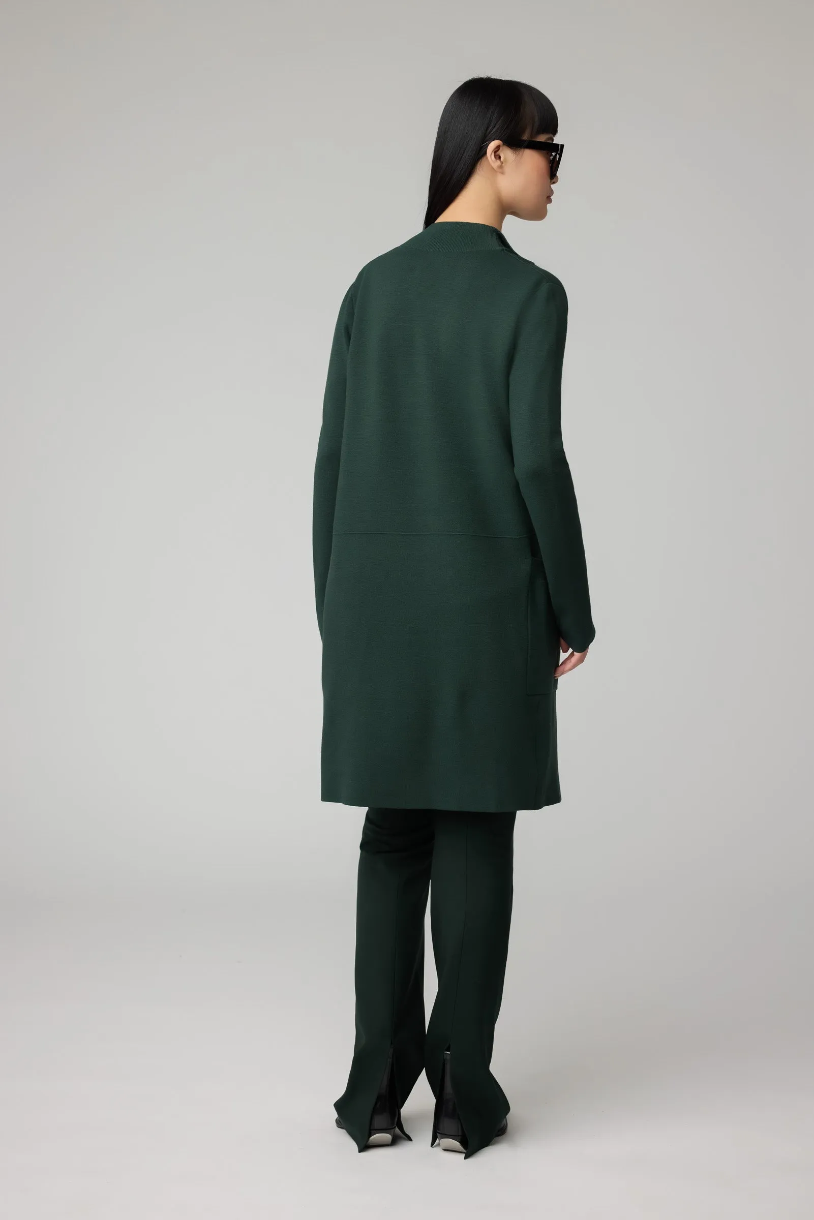 BENELA MID LENGTH SPLIT LAPEL COATIGAN