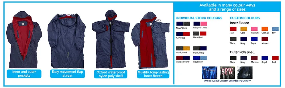 Black/Red Parka
