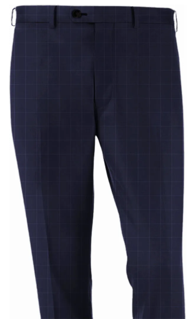 Blue Window Pane Pants