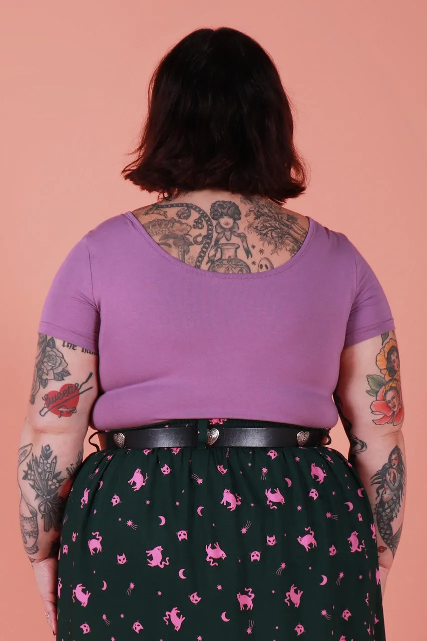 Bronte Reversible Top Fox Glove Purple