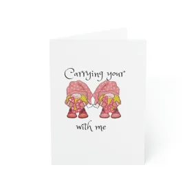 Carrying your love Greeting Cards (1, 10, 30, and 50pcs)