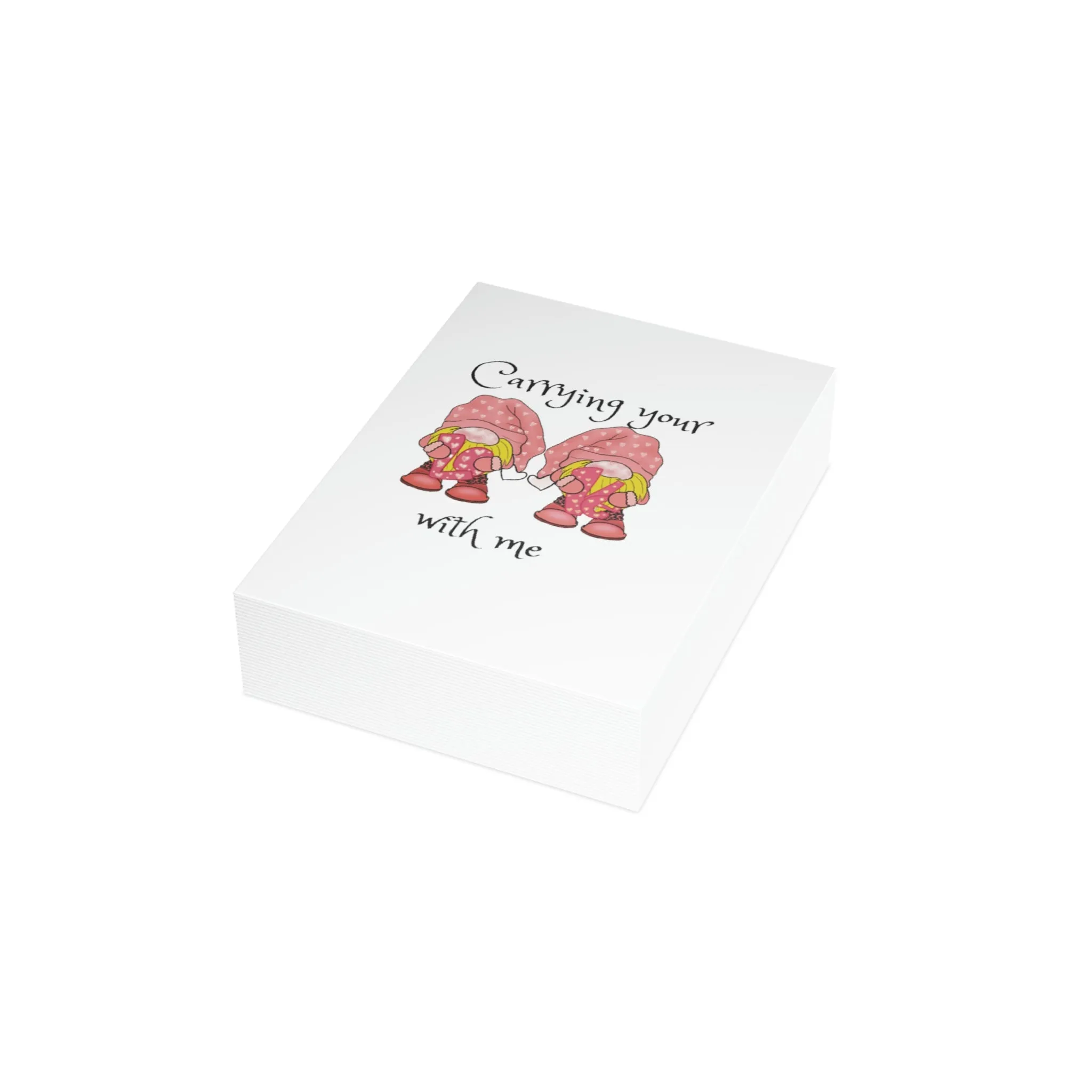 Carrying your love Greeting Cards (1, 10, 30, and 50pcs)