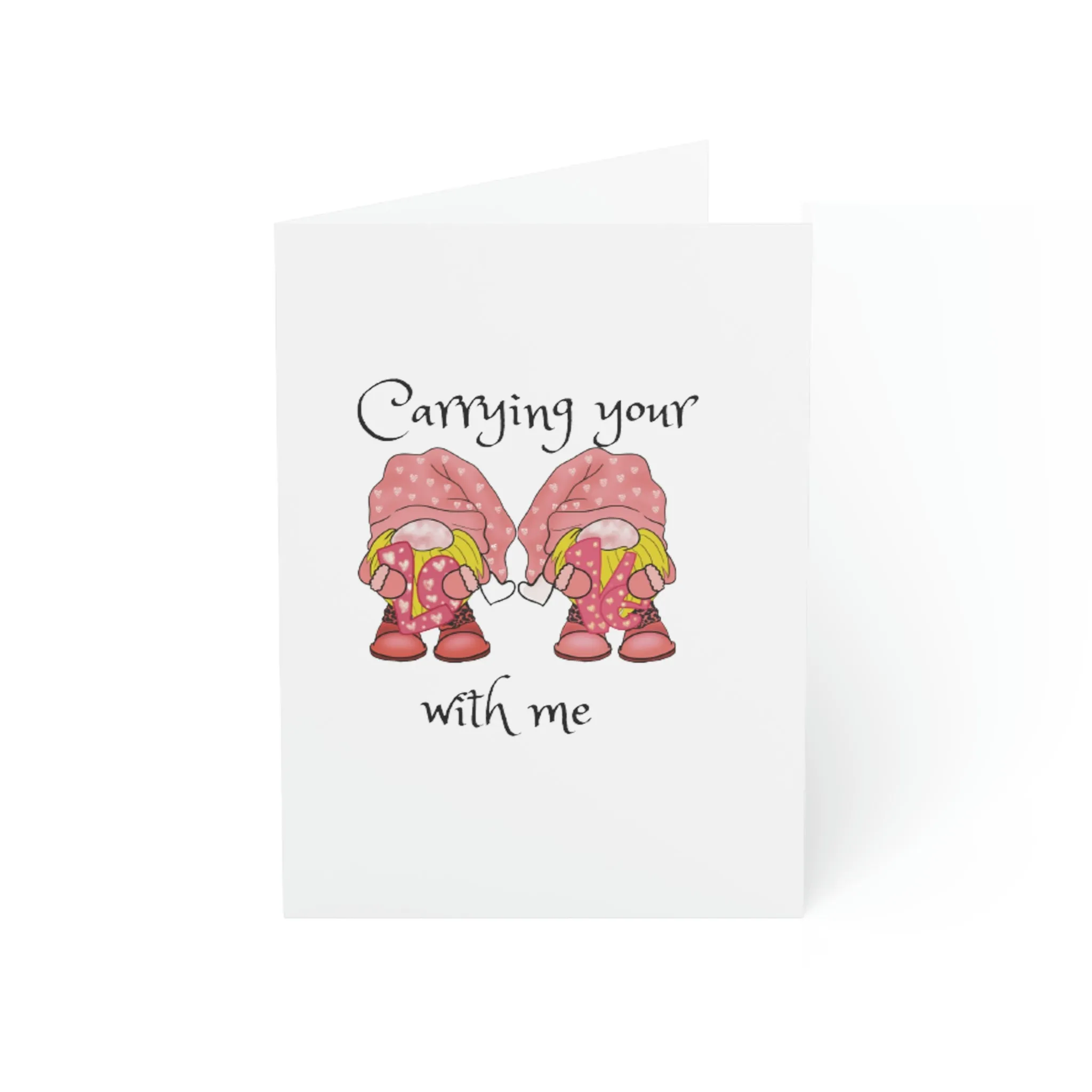 Carrying your love Greeting Cards (1, 10, 30, and 50pcs)