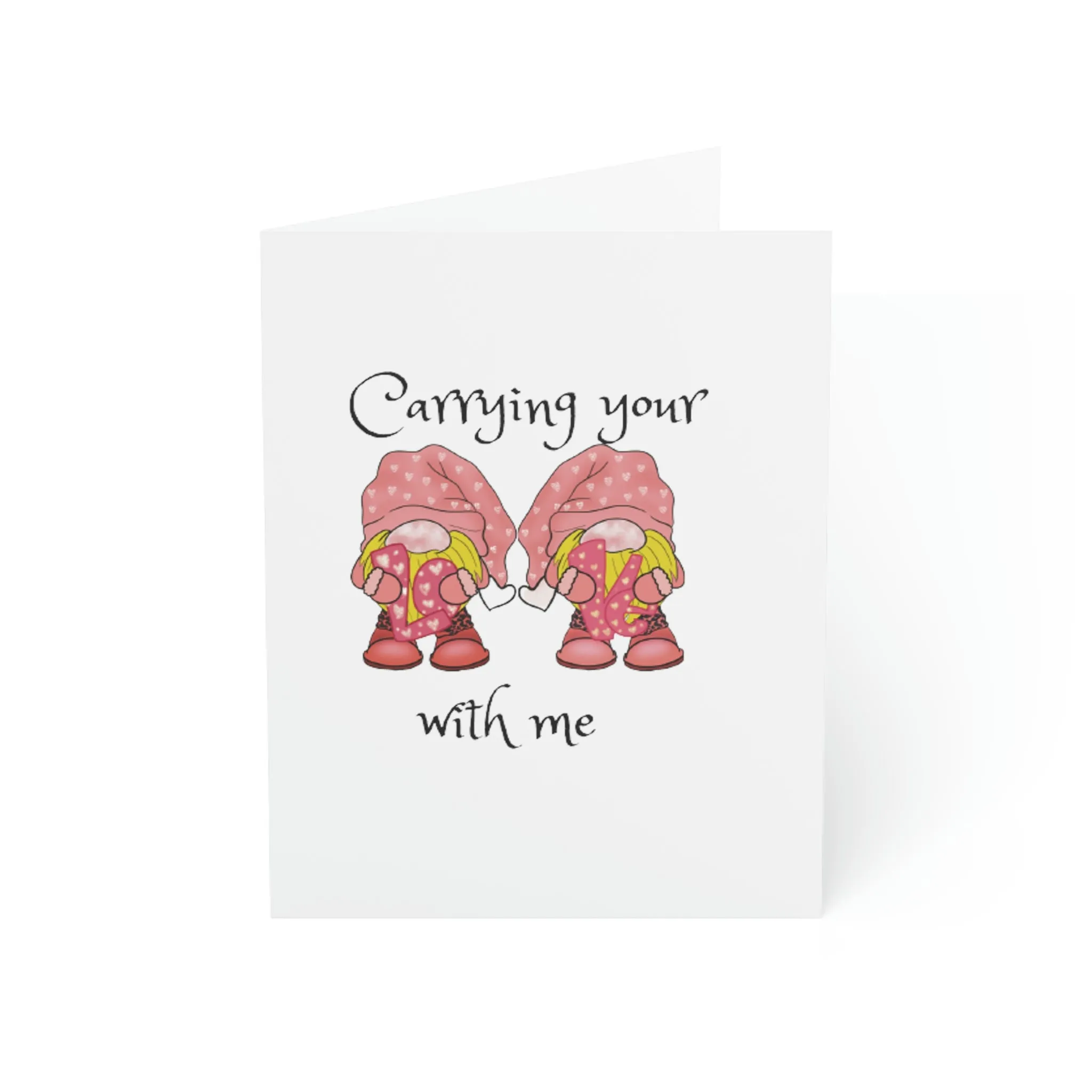Carrying your love Greeting Cards (1, 10, 30, and 50pcs)