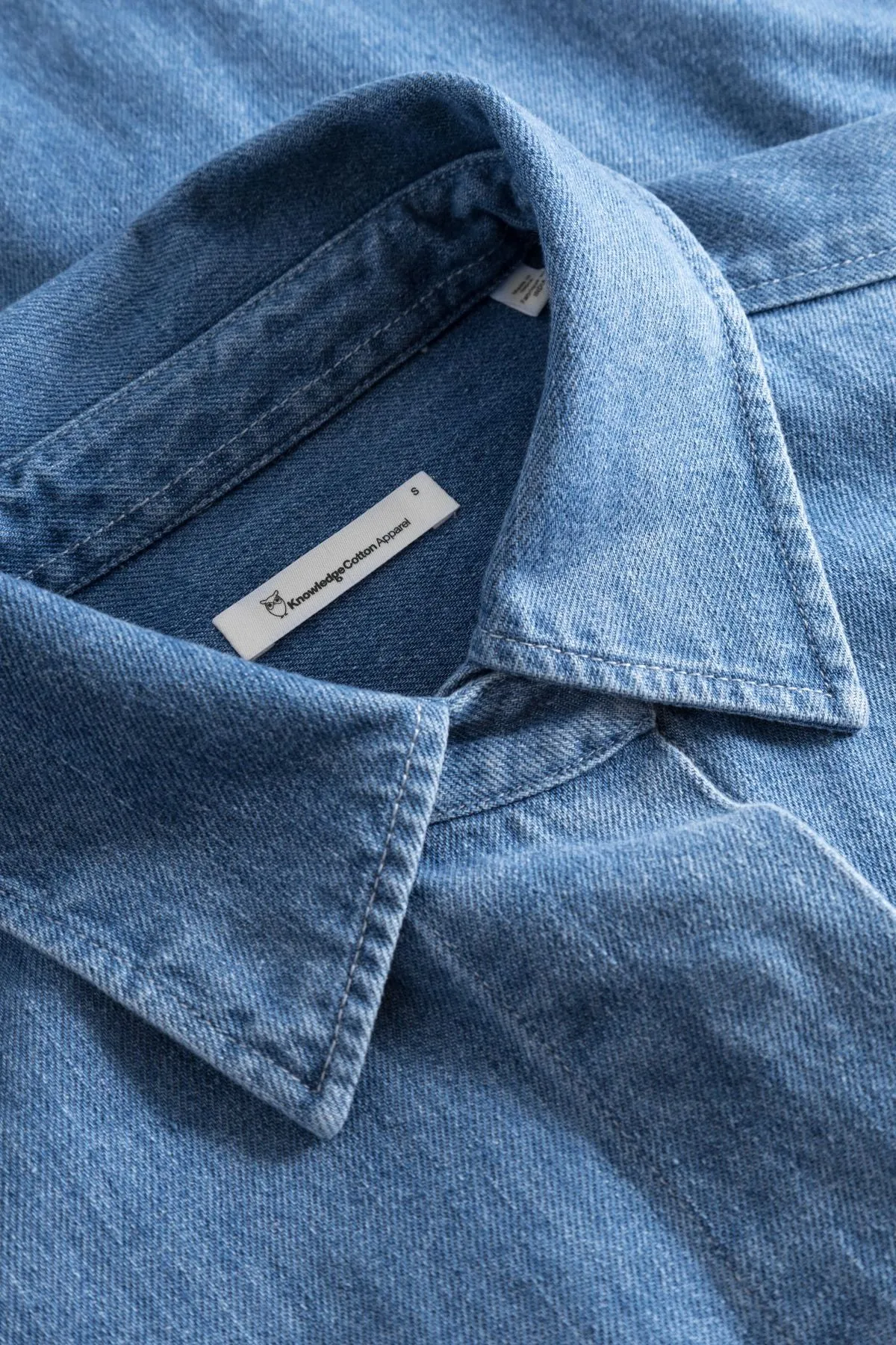 Denim Shirt Dress Knowledge Cotton Apparel