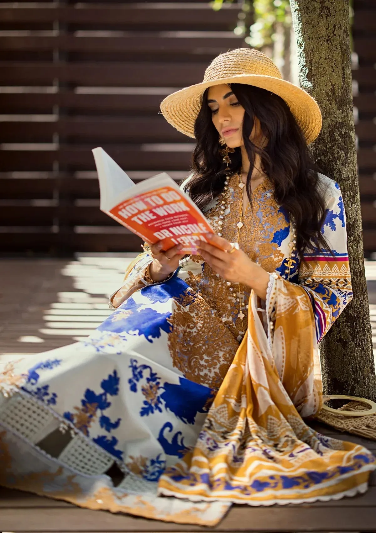 Elaf Embroidered Limited Edition Lawn Collection – ESL-01A OPRAH