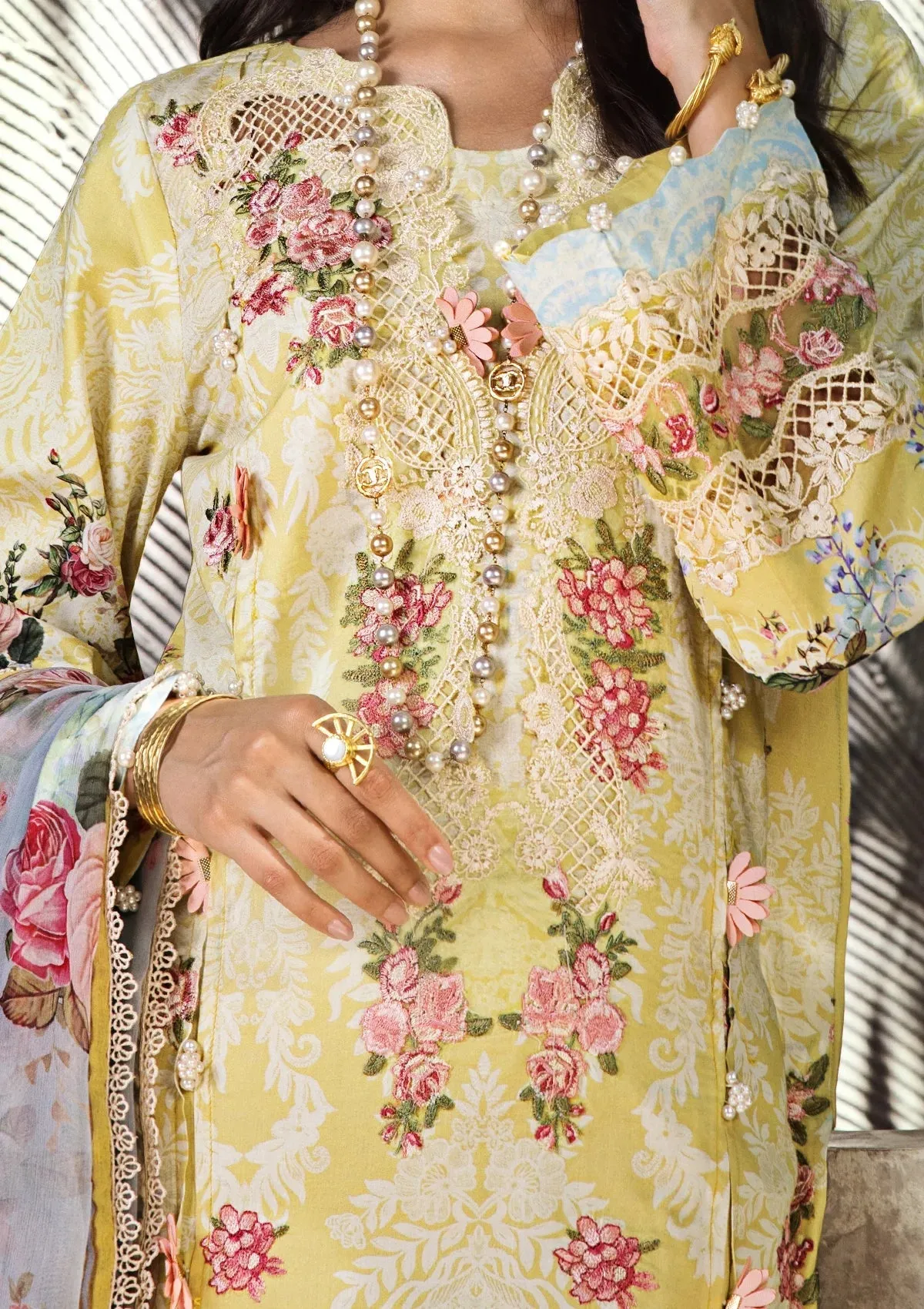 Elaf Embroidered Limited Edition Lawn Collection – ESL-02A PIXIE DUST