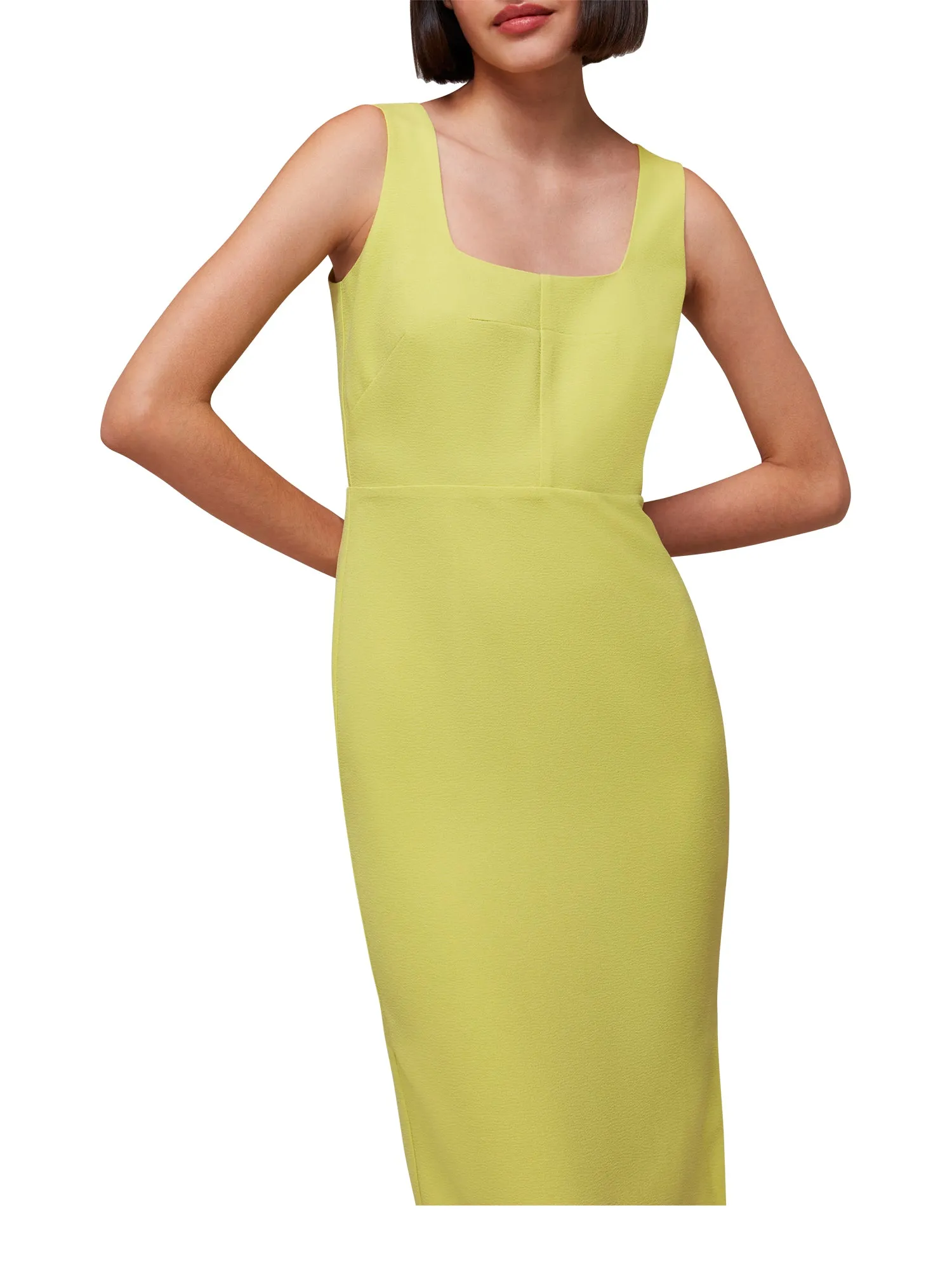 Elenor Square Neck Midi Dress