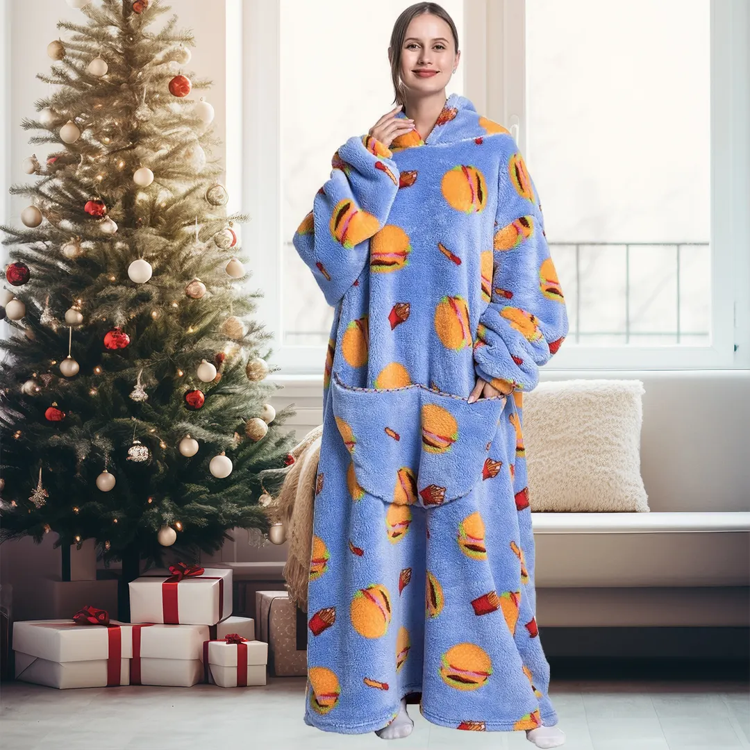 Family Cute Blanket Hoodie
