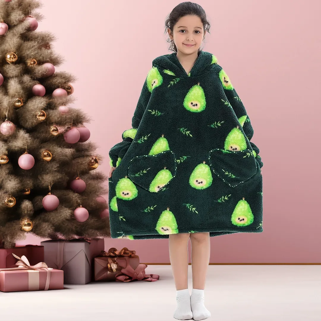 Family Cute Blanket Hoodie