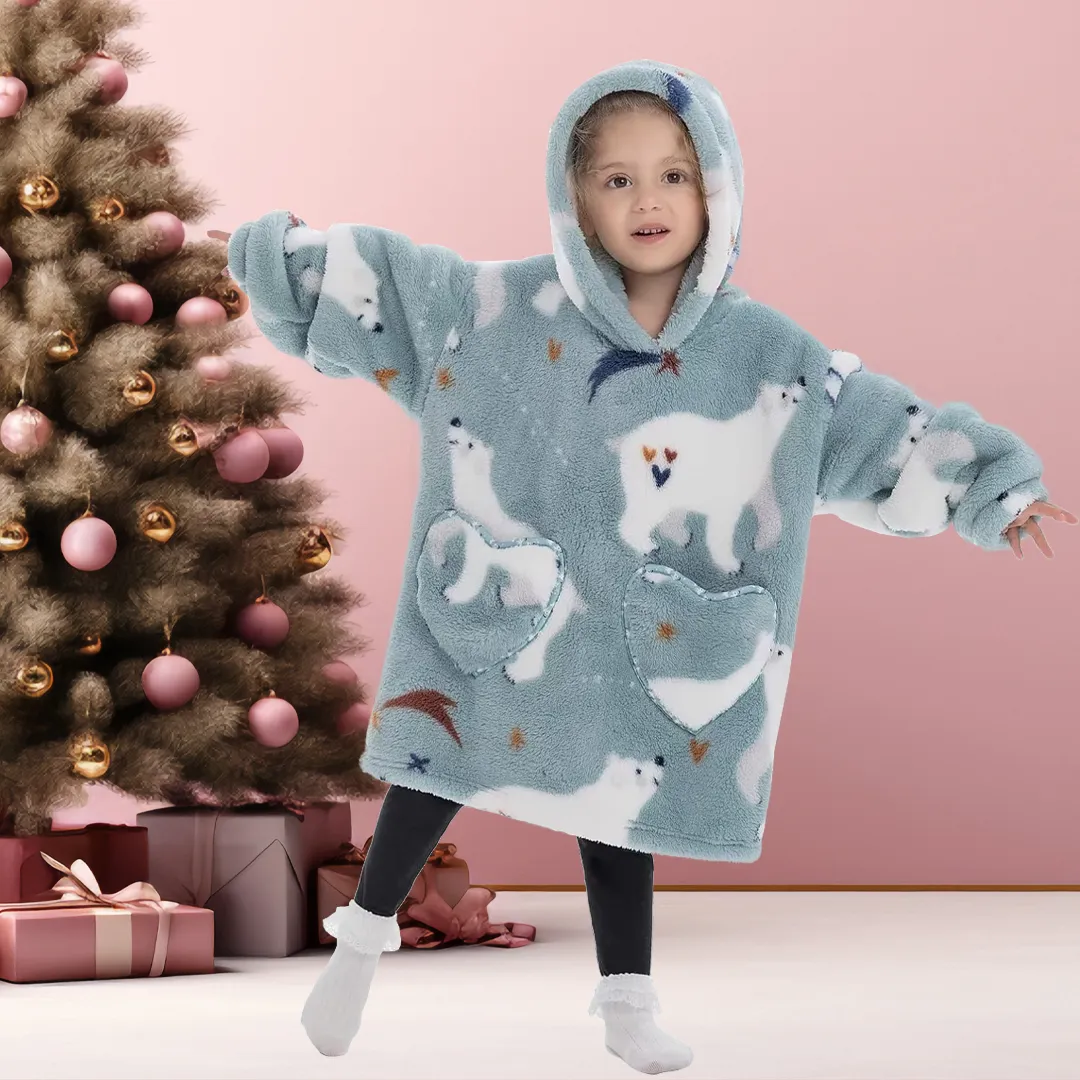 Family Cute Blanket Hoodie