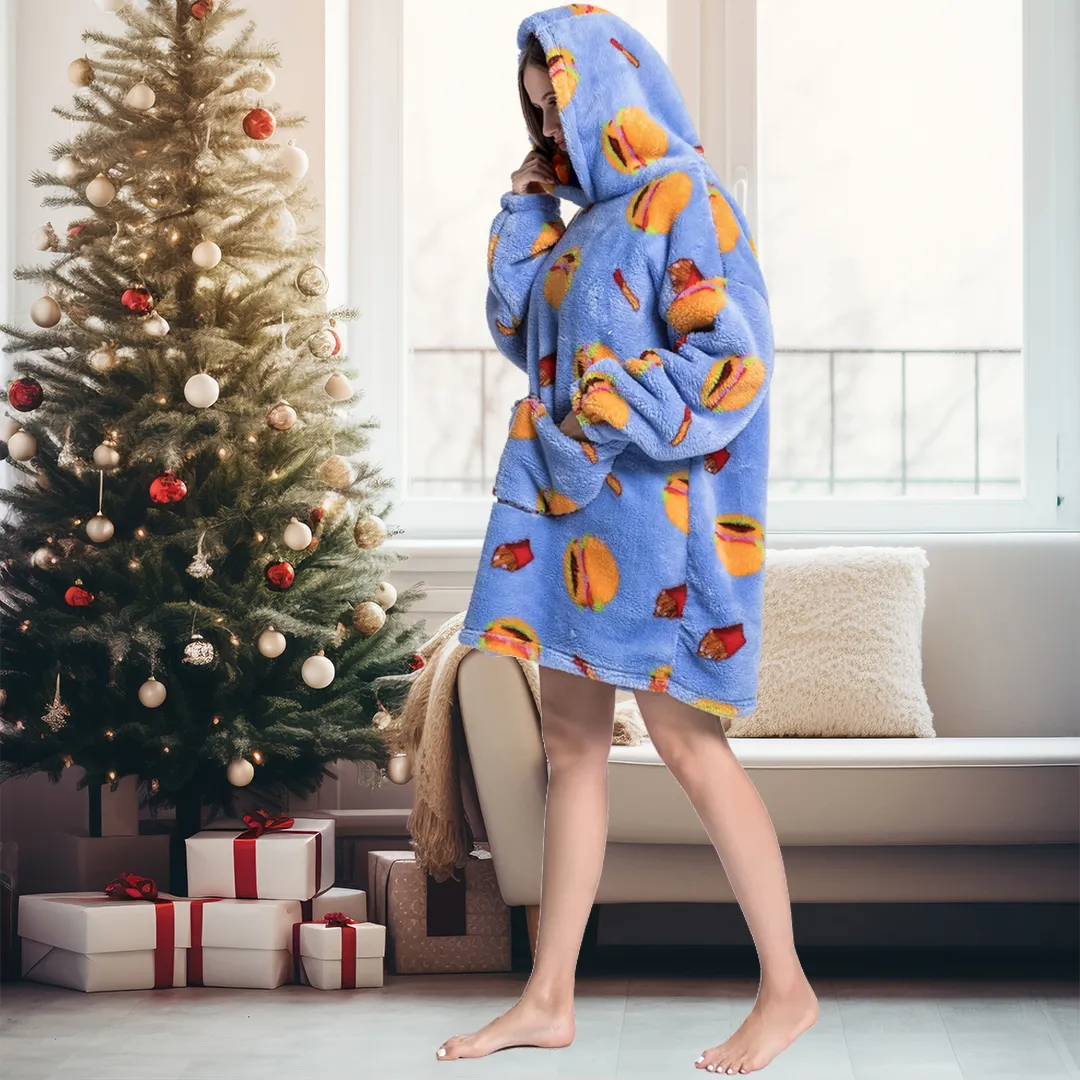 Family Cute Blanket Hoodie