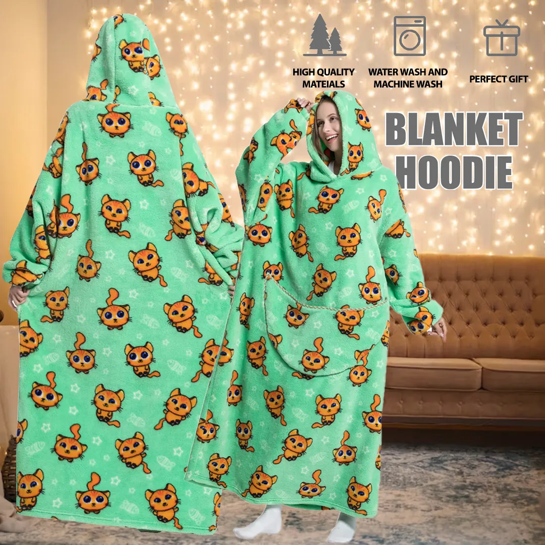Family Cute Blanket Hoodie