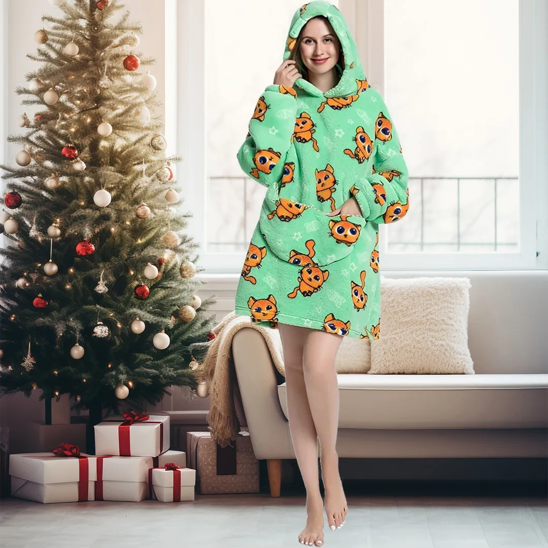 Family Cute Blanket Hoodie