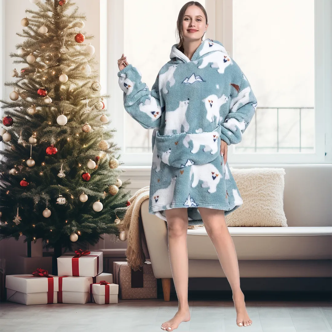 Family Cute Blanket Hoodie