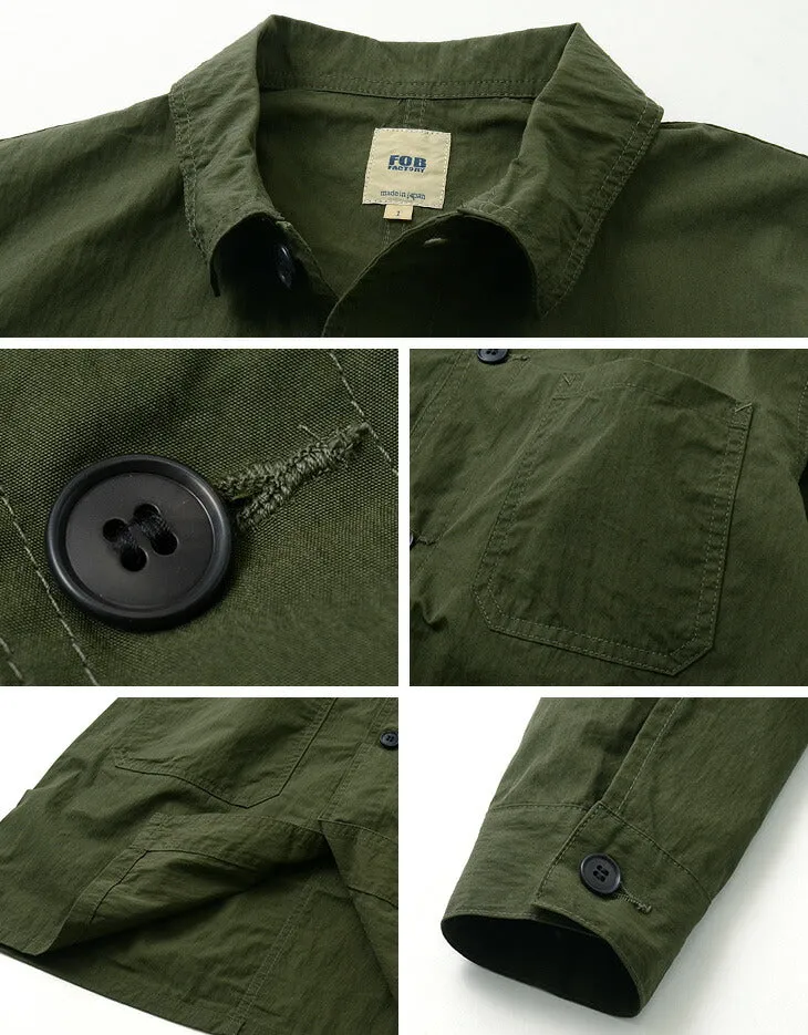 FOB FACTORY / F2395 French shirtcoat