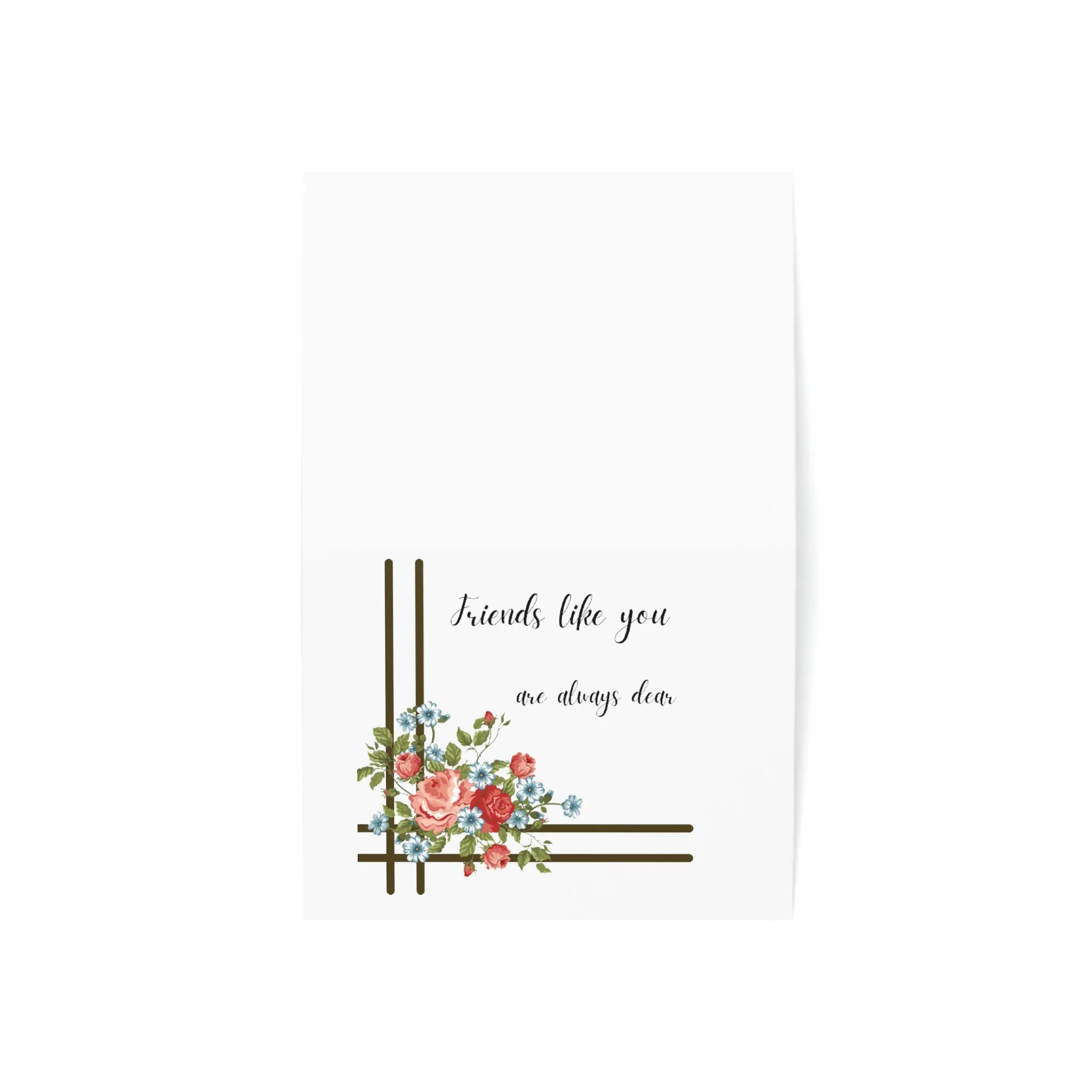 friends are dear Greeting Cards (1, 10, 30, and 50pcs)
