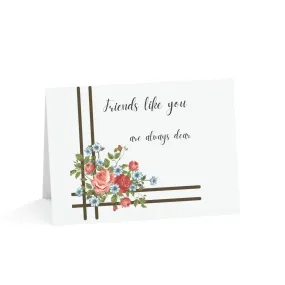 friends are dear Greeting Cards (1, 10, 30, and 50pcs)