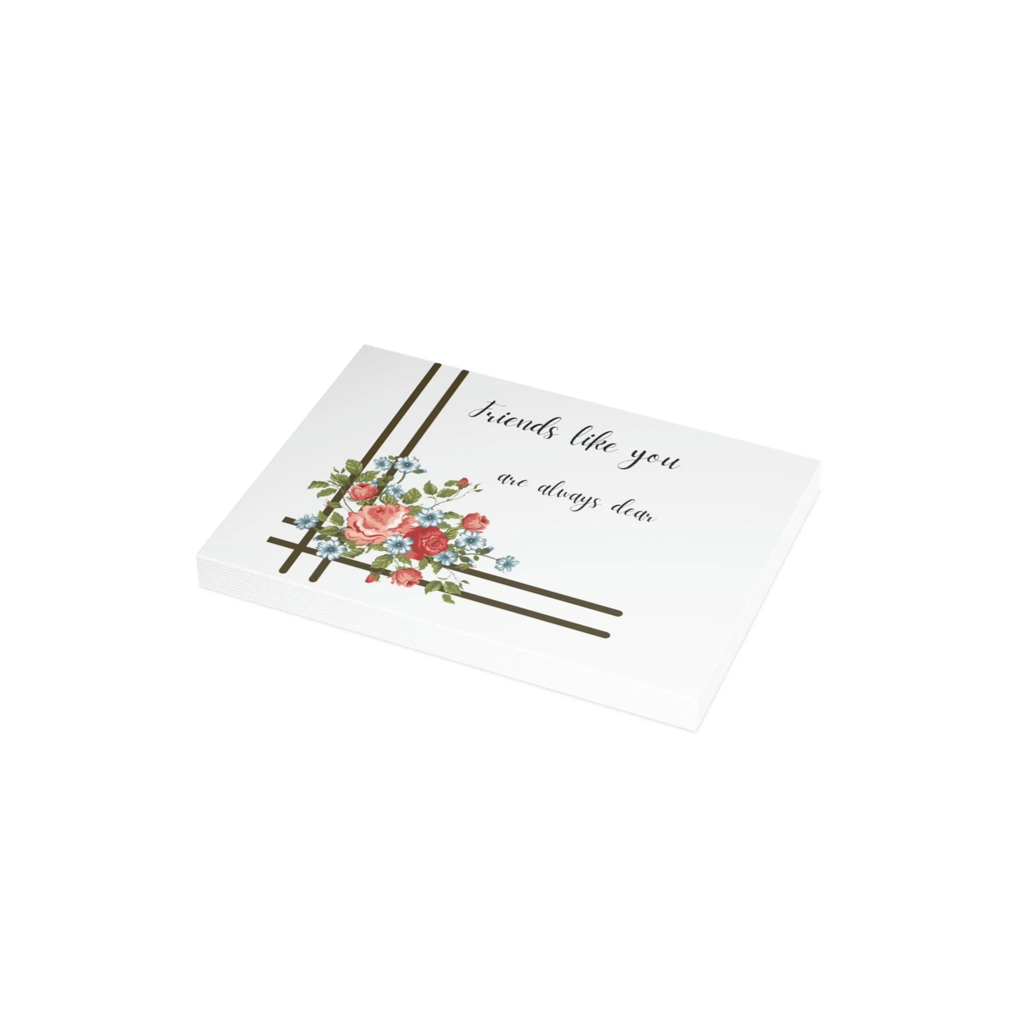 friends are dear Greeting Cards (1, 10, 30, and 50pcs)