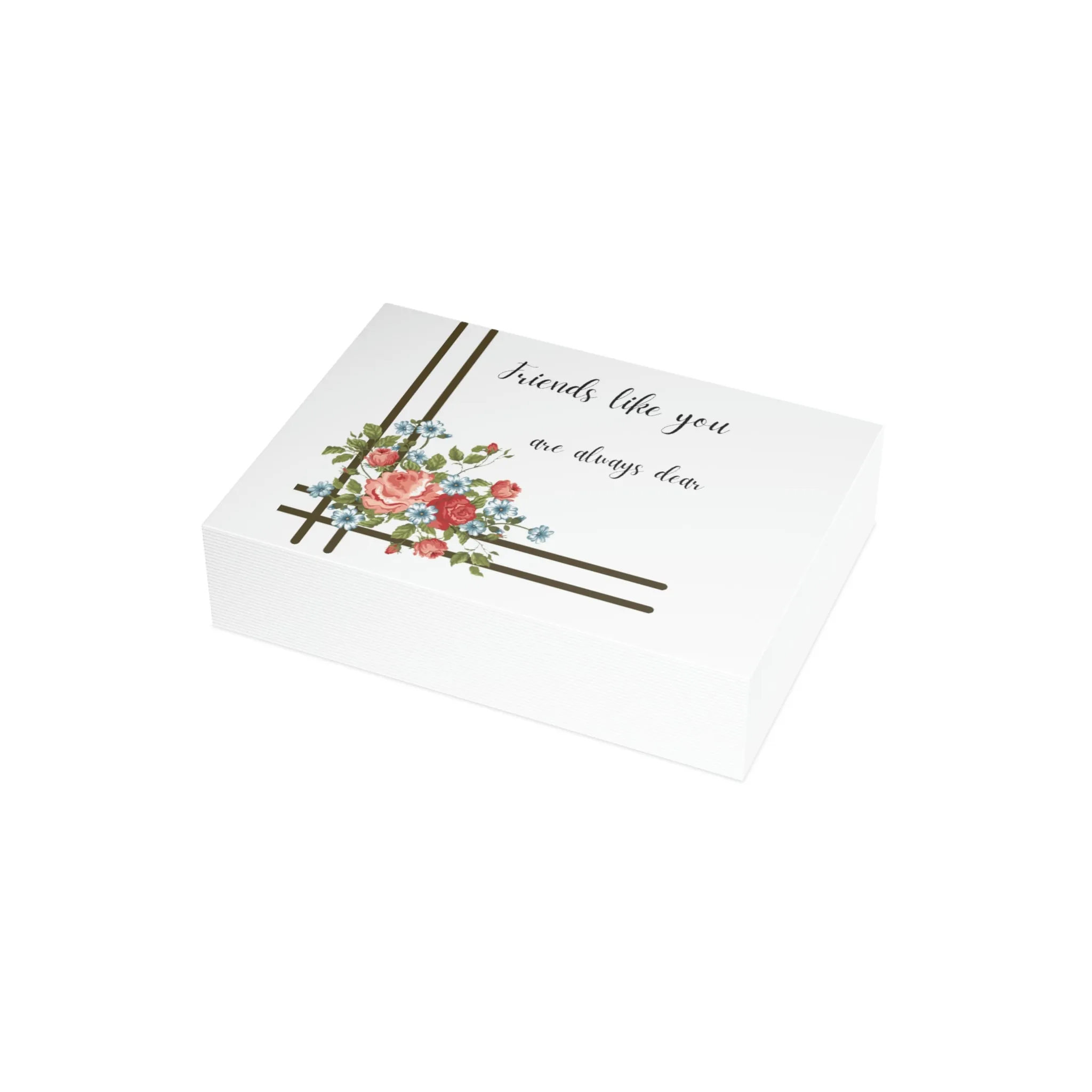 friends are dear Greeting Cards (1, 10, 30, and 50pcs)