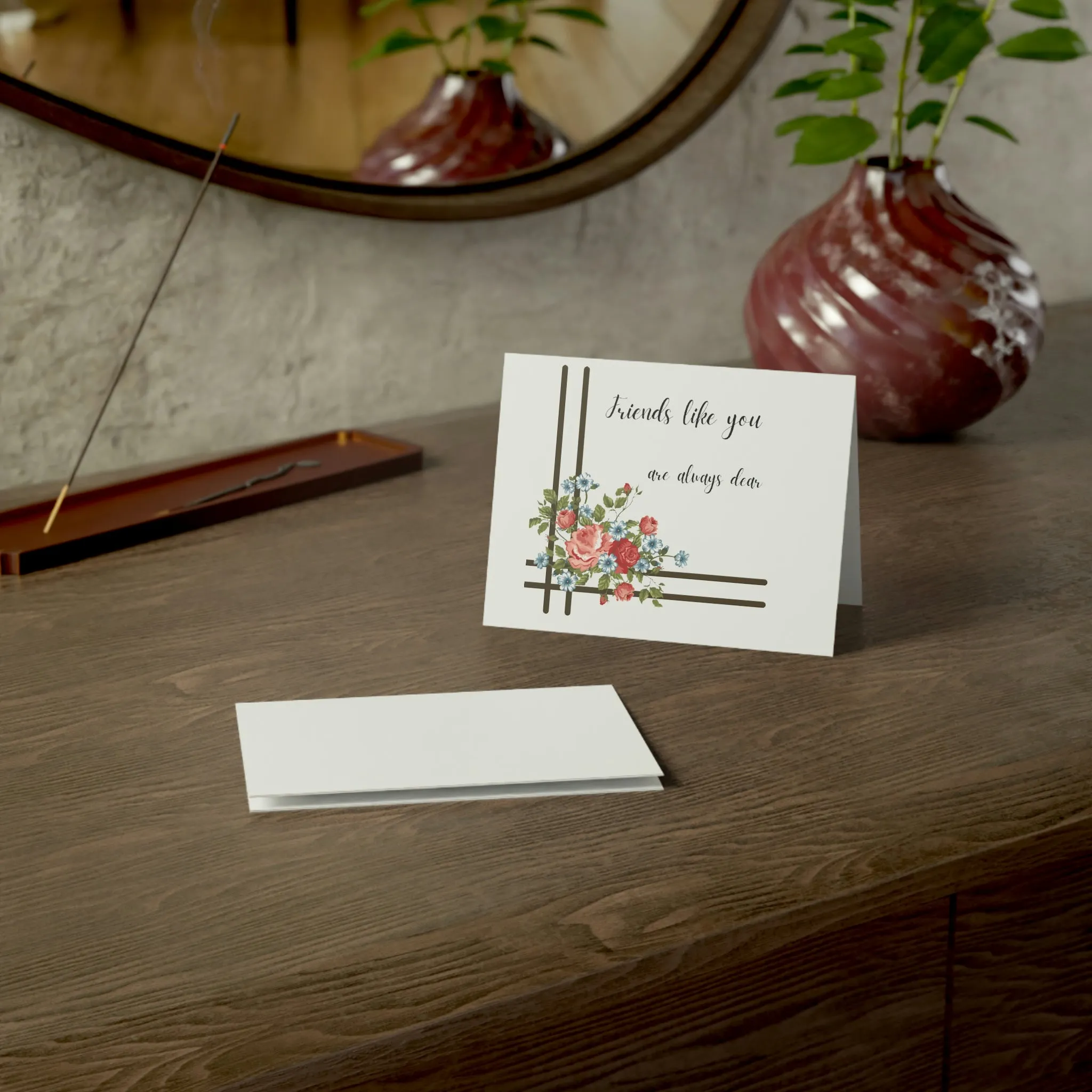 friends are dear Greeting Cards (1, 10, 30, and 50pcs)