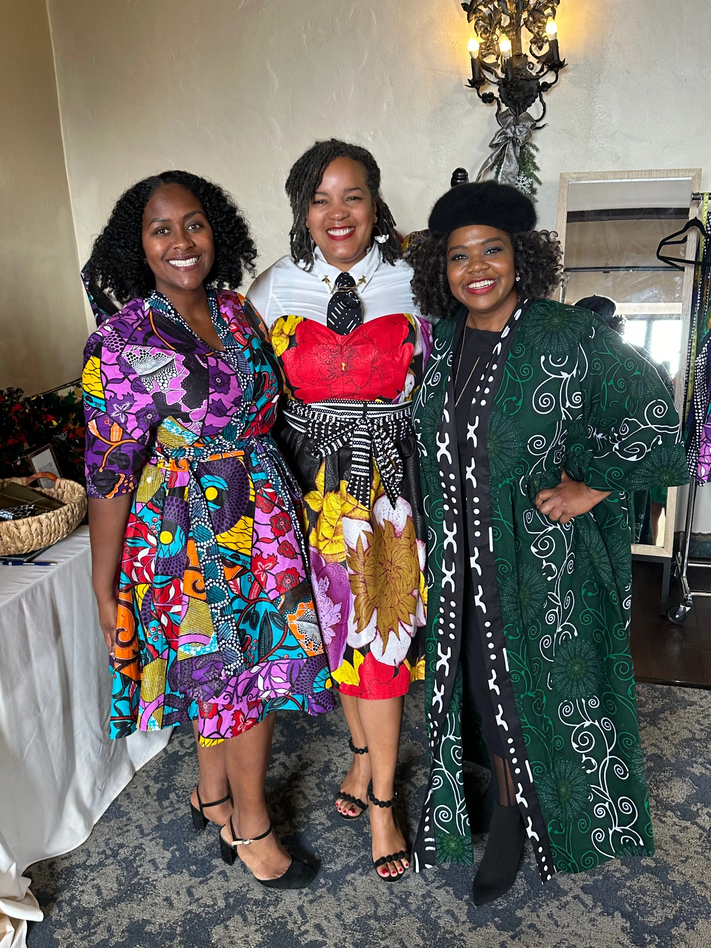 Jasmine Swing Coat in *mosaic ankara*