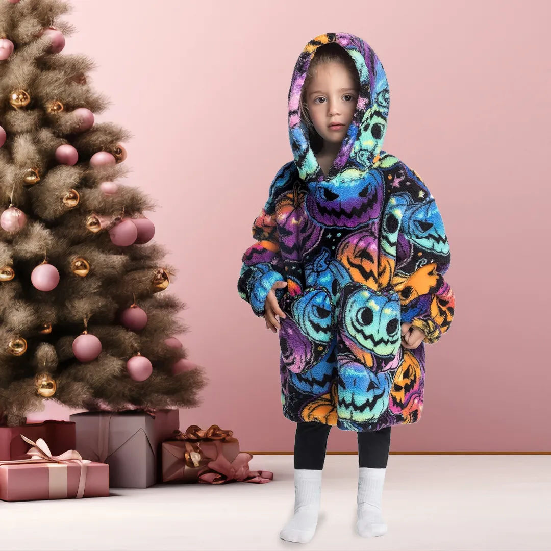 Kids Blanket Hoodie (1-12 Years Old)