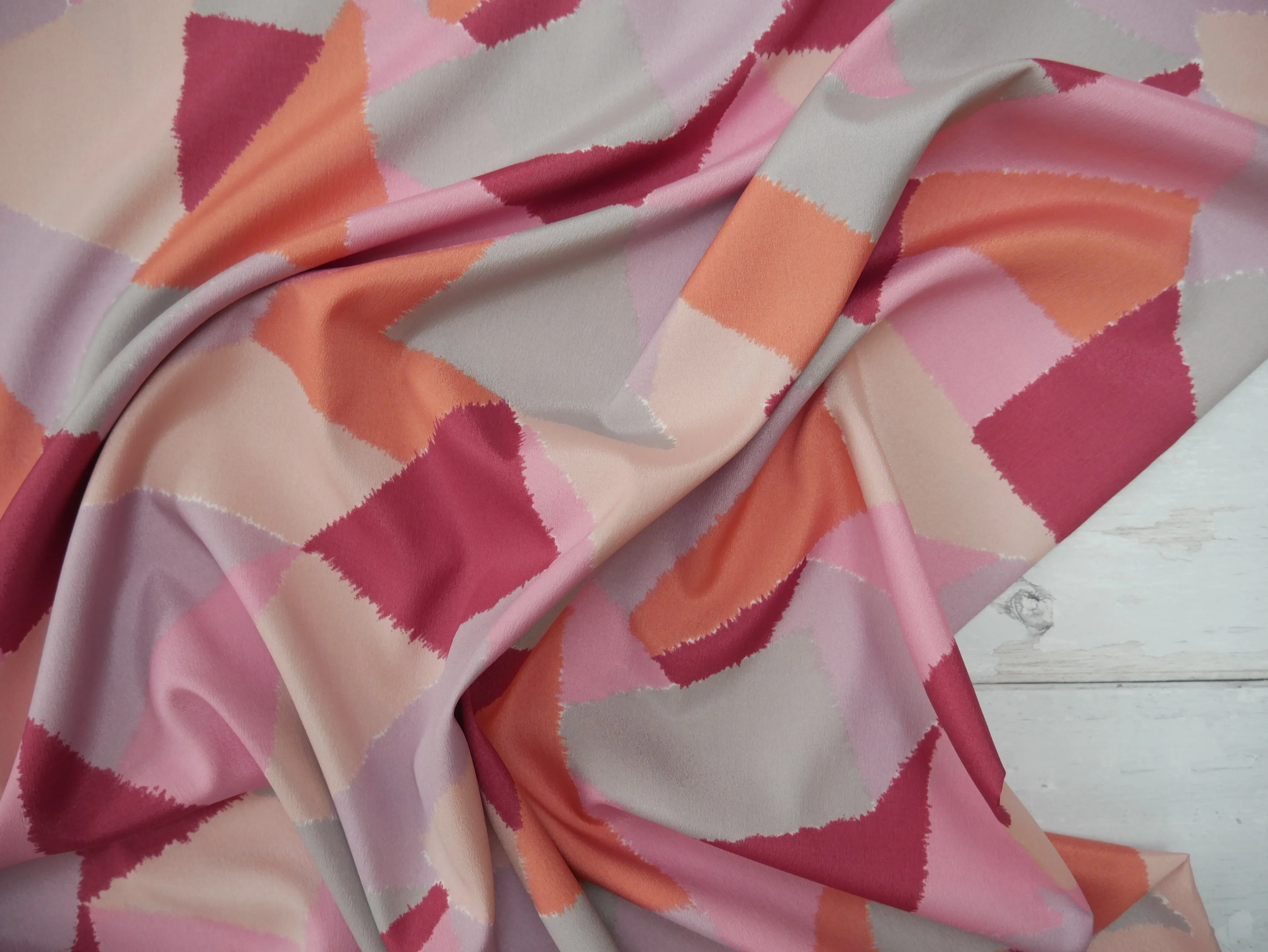 Lady McElroy Crepe De Chine Lining in Cosmetic, £14.00 p/m