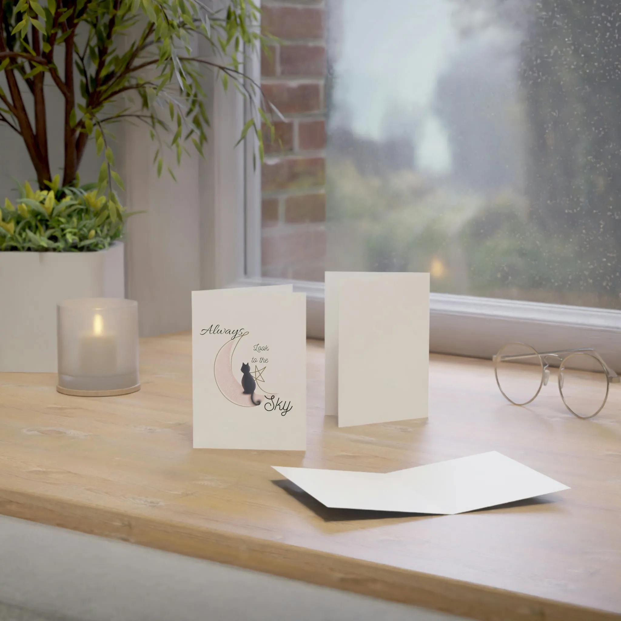 Look to the sky Greeting Cards (1, 10, 30, and 50pcs)