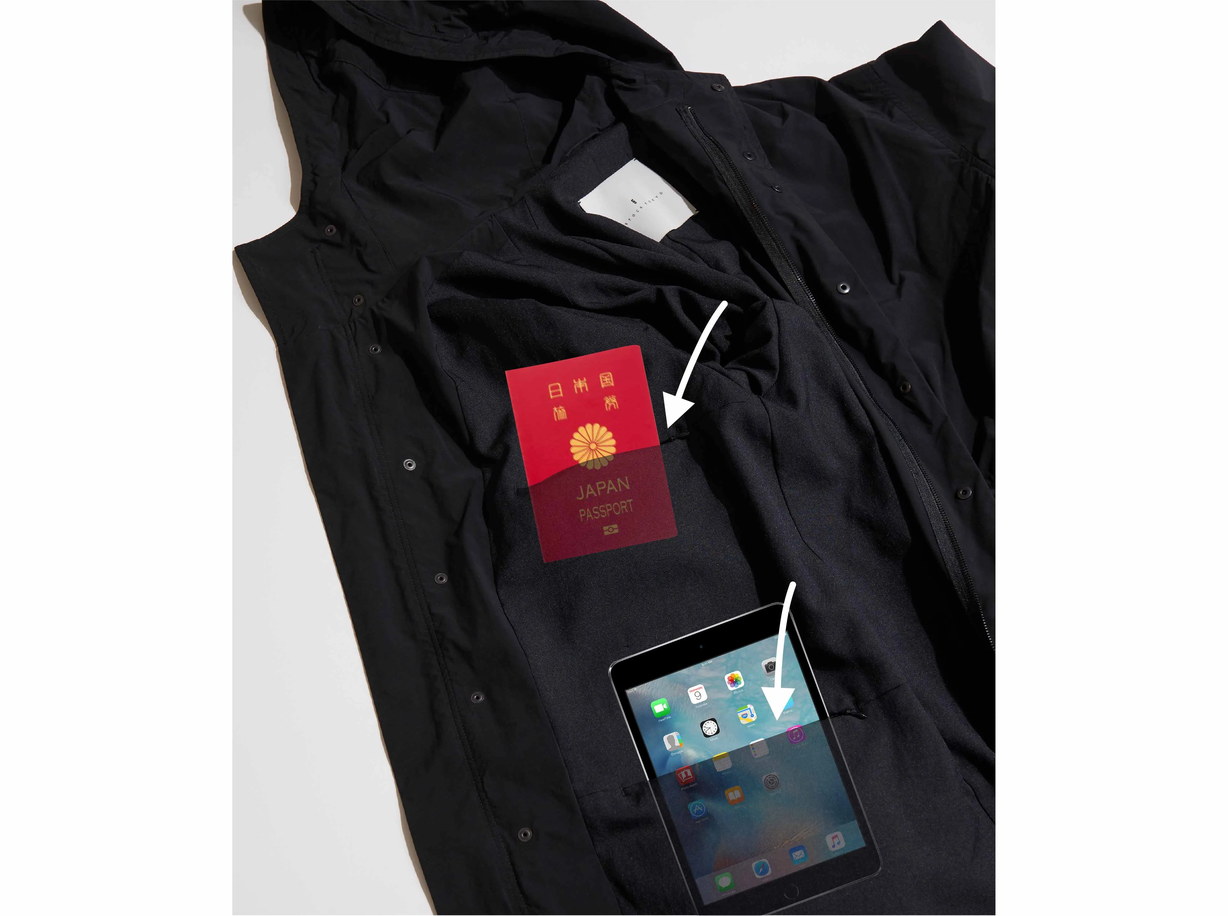 luggage hoodie coat