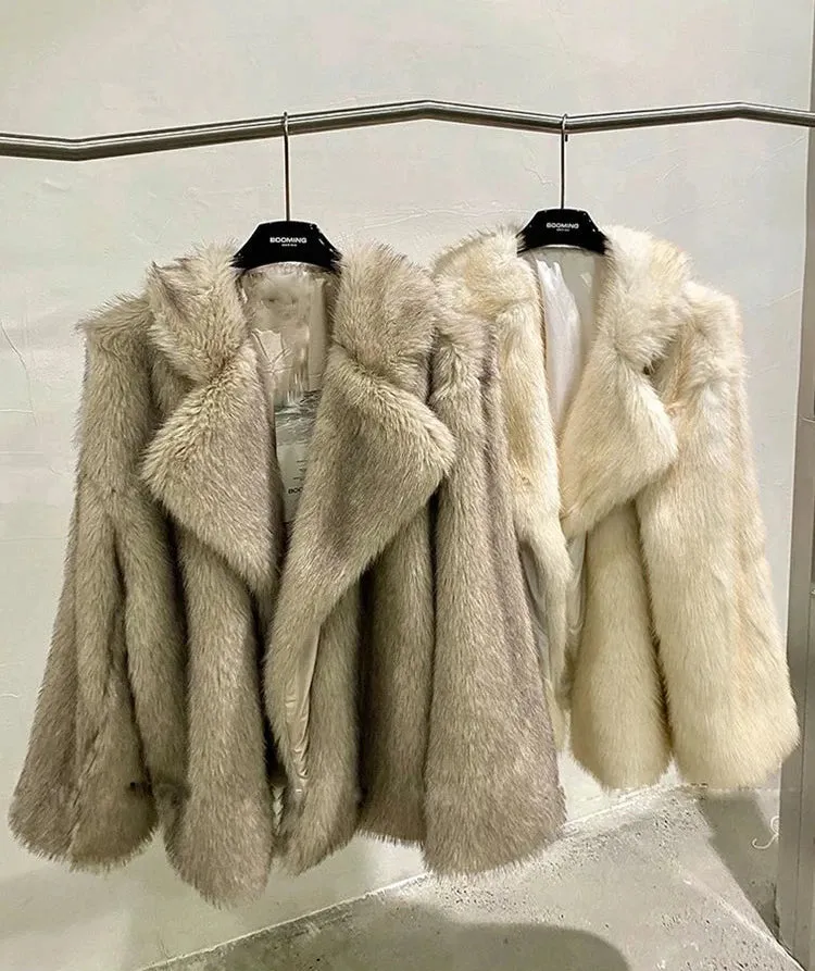 Luxurious Faux Fur Coat