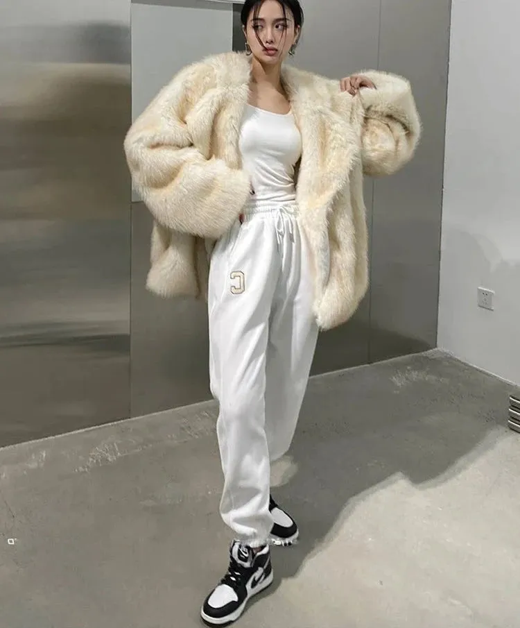 Luxurious Faux Fur Coat