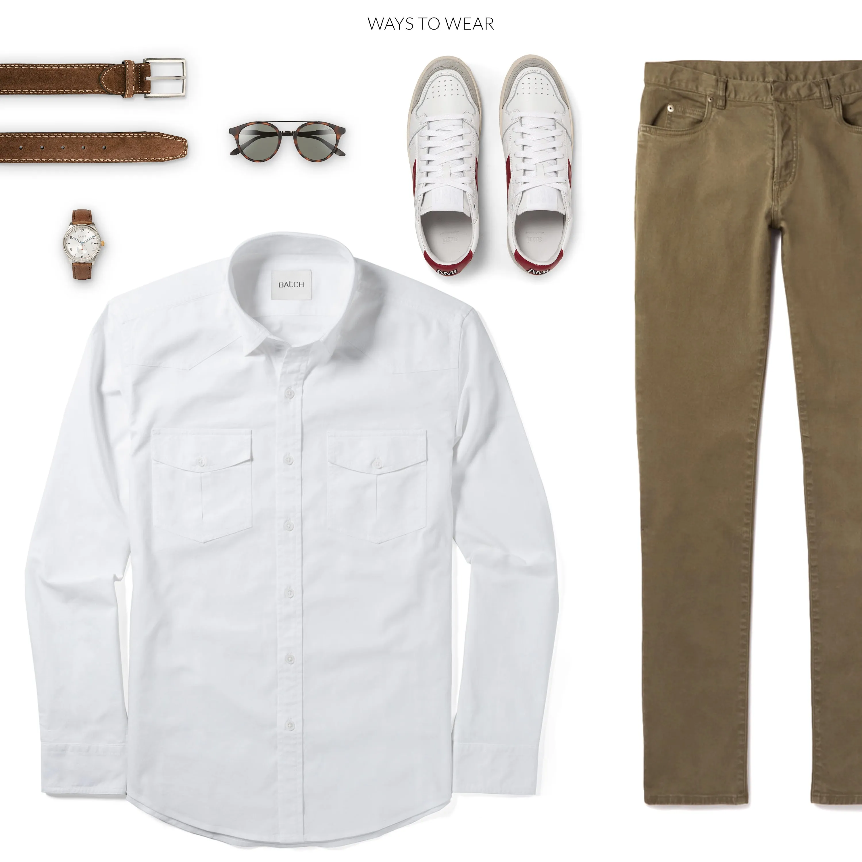 Maker Shirt – Clean White Cotton Oxford