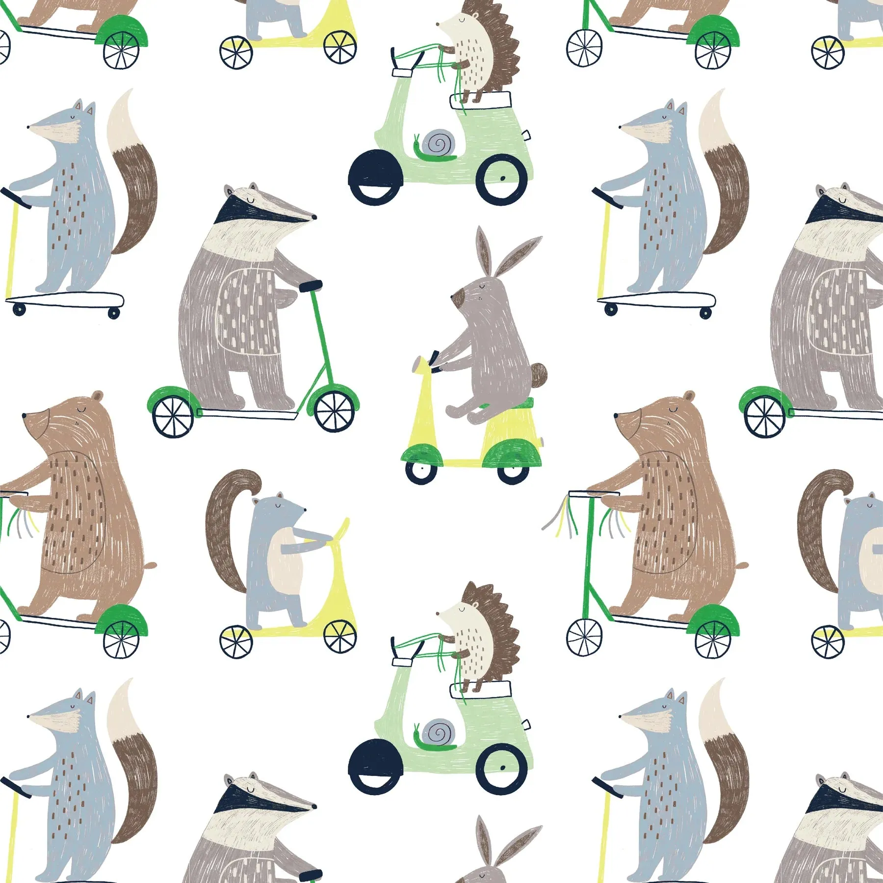 Modal Magnetic Pajama Set - Wheel Good Friends