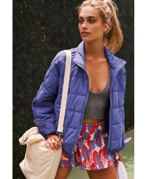 Pippa Packable Puffer Blue Iris