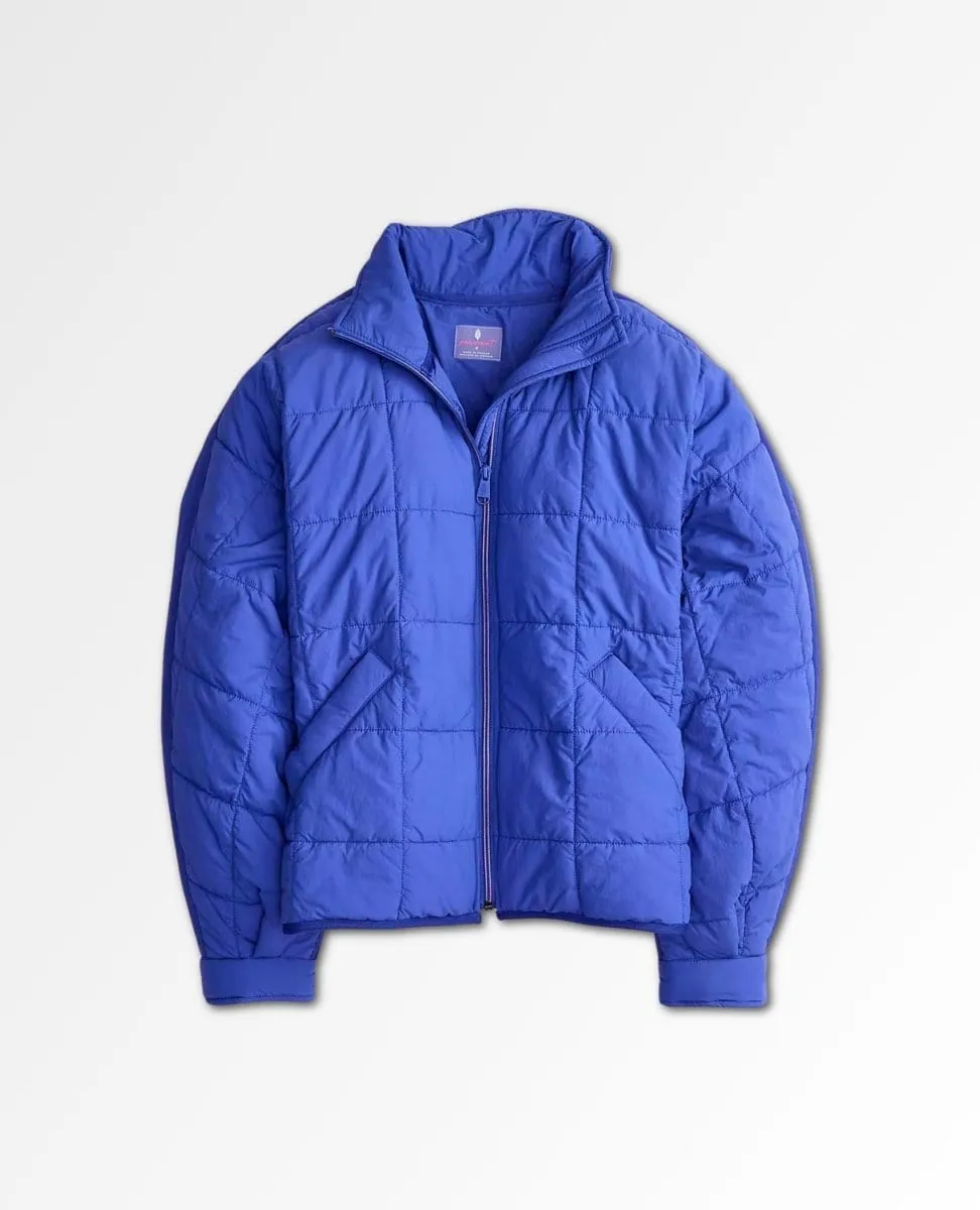 Pippa Packable Puffer Blue Iris