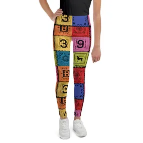 Poco Loco Papel Picado Youth Leggings- Costume, Cosplay, bounding