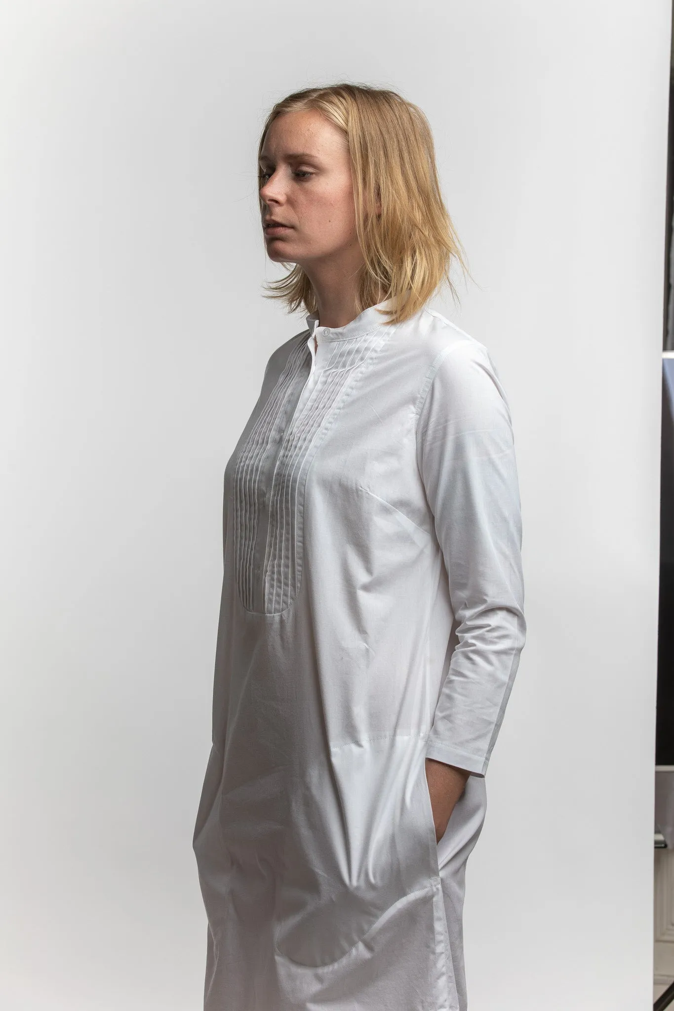 PTC - POP-OVER TUX LS DRESS SHIRT (WHITE)