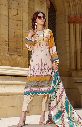 Rung Digital Embroidered Lawn Collection 2022 – RDEL-22-04