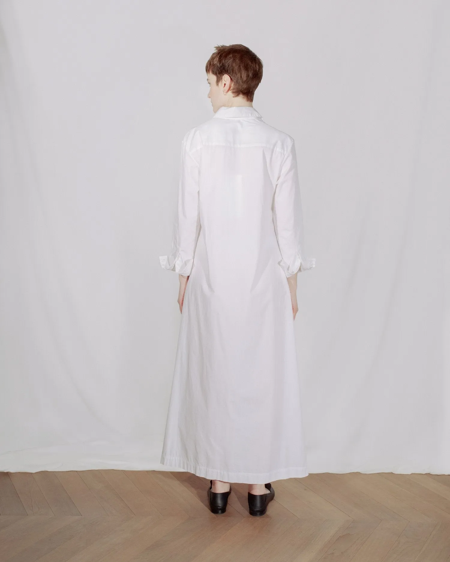 Shirt dress white