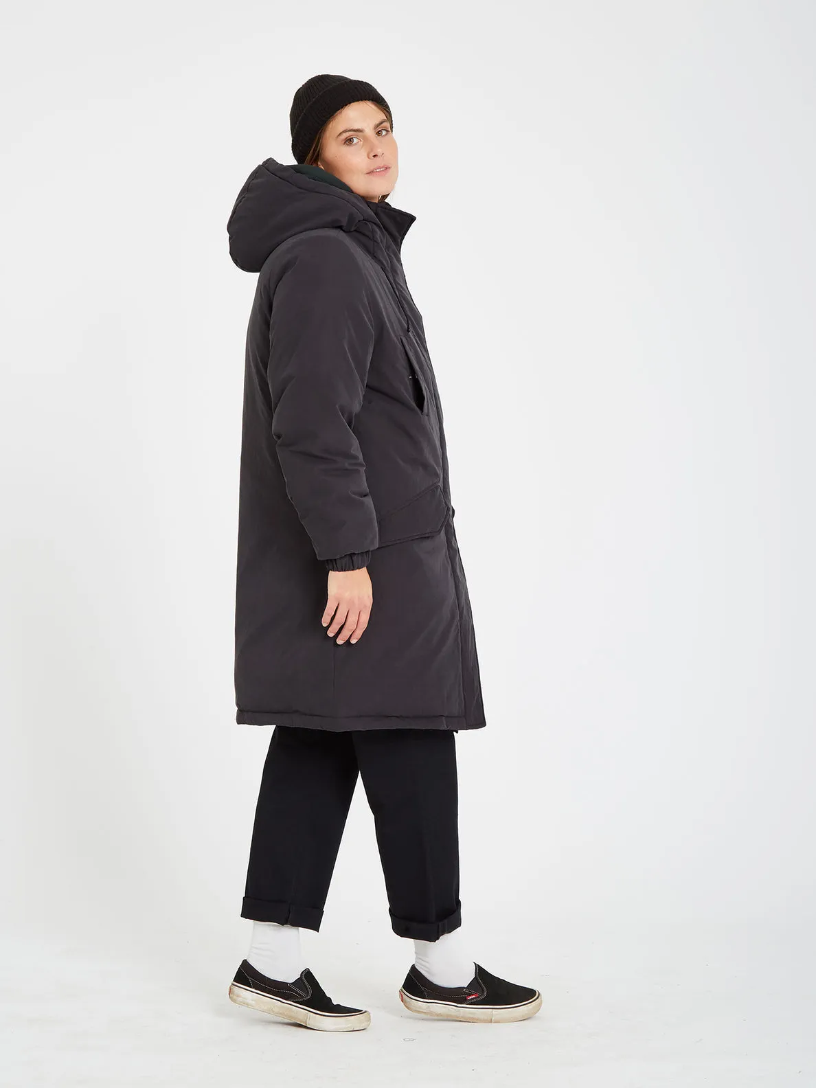 SLEEPI PUFF PARKA - BLACK