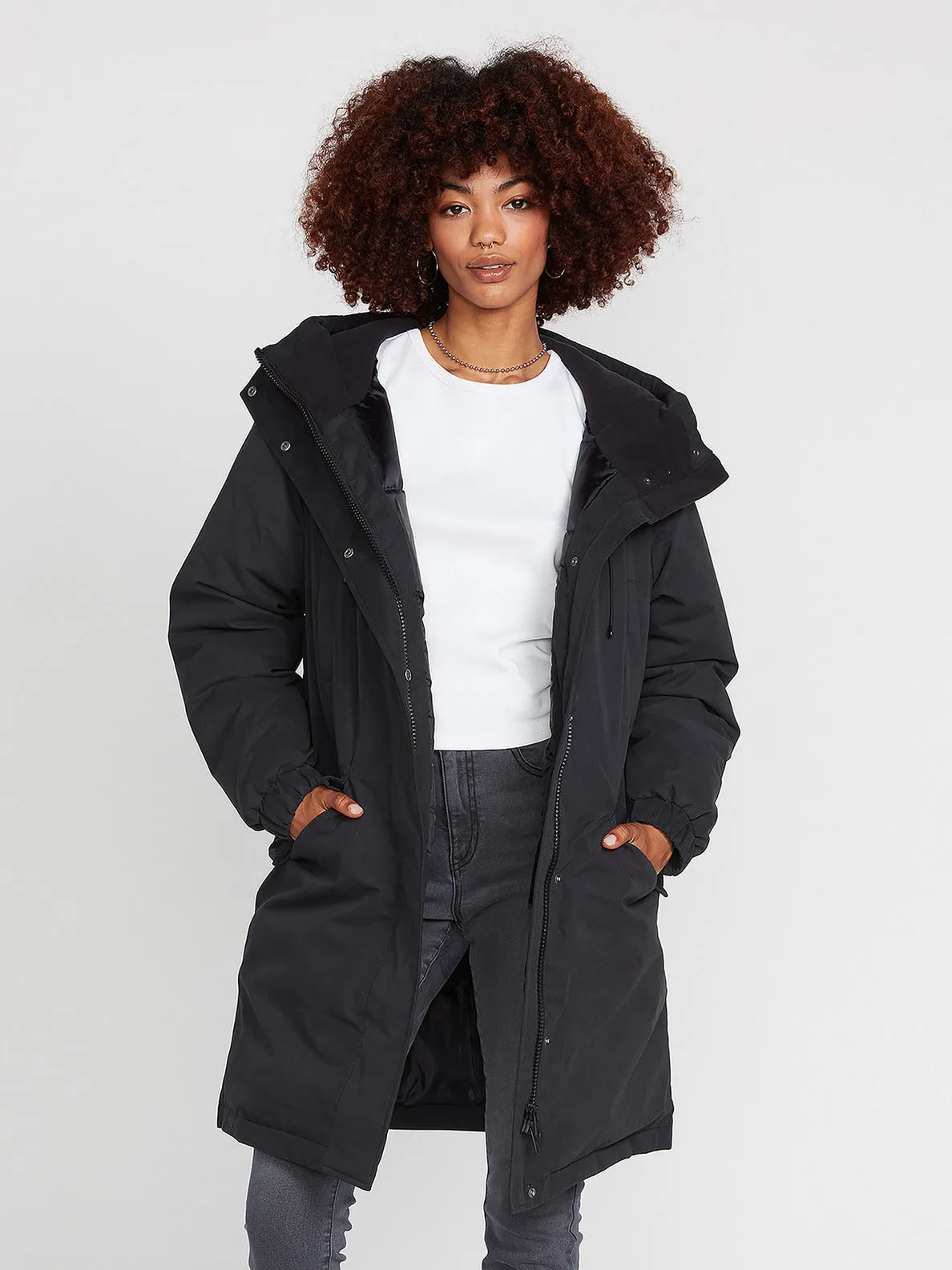 SLEEPI PUFF PARKA - BLACK