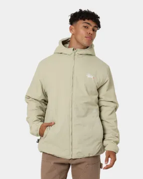Stussy Graffiti Nylon Hooded Jacket Cement