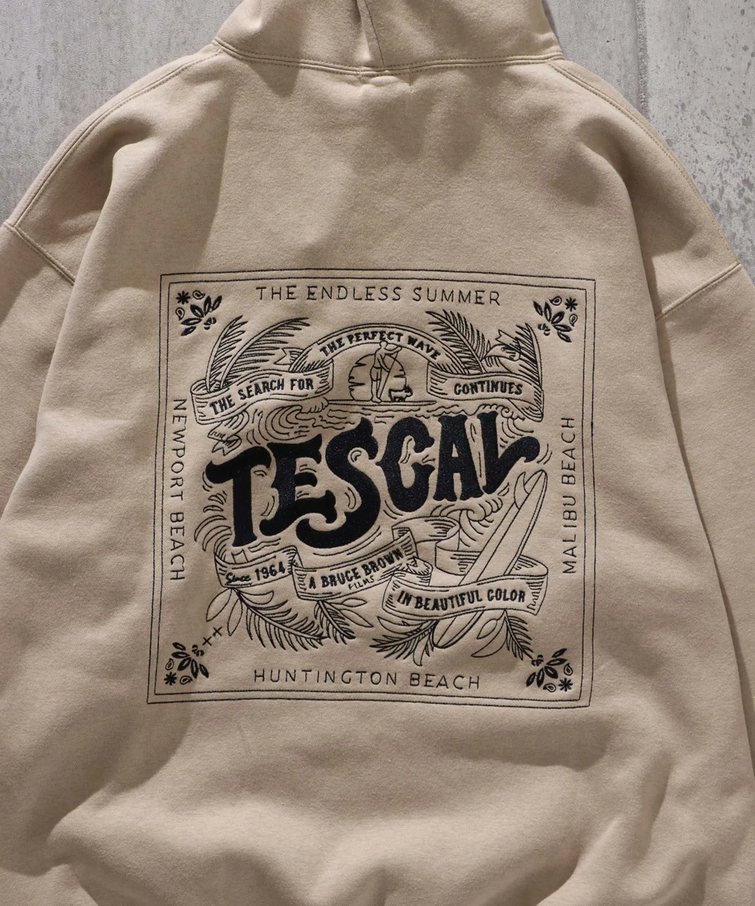 TES BANDANA EMB BIG PARKA / スウェットパーカー