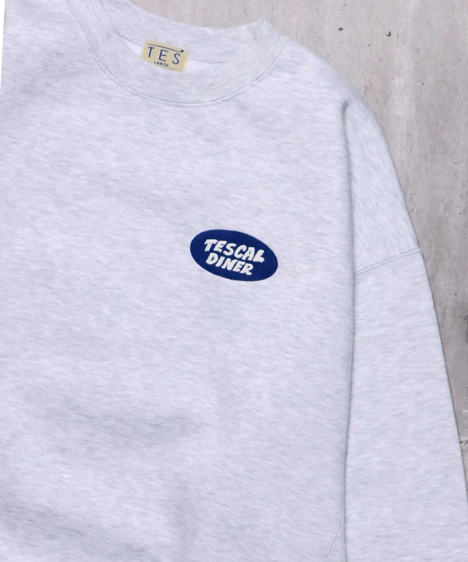 TES CAL DINER EMB BIG SWEAT / クルーネックスウェット