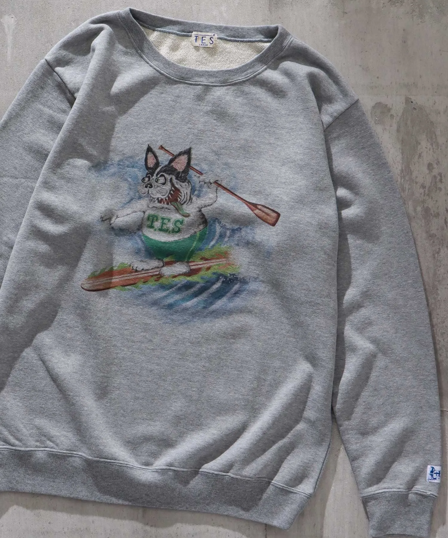 TES LOWBROW ART SWEAT CREW NECK / クルーネックスウェット
