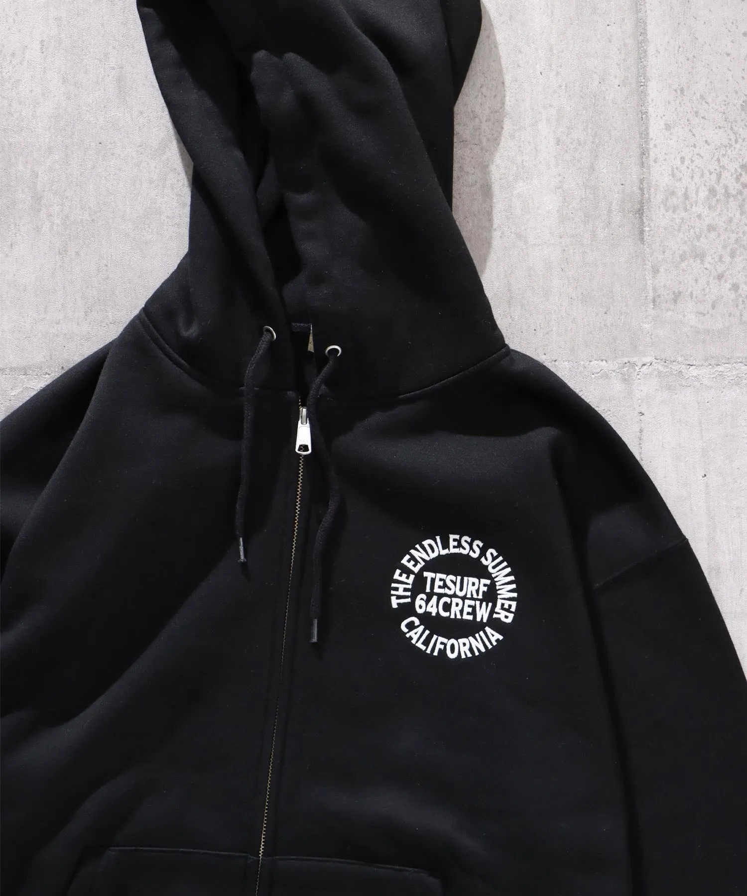 TES SURF TEAM BIG ZIP PARKA / スウェットジップパーカー