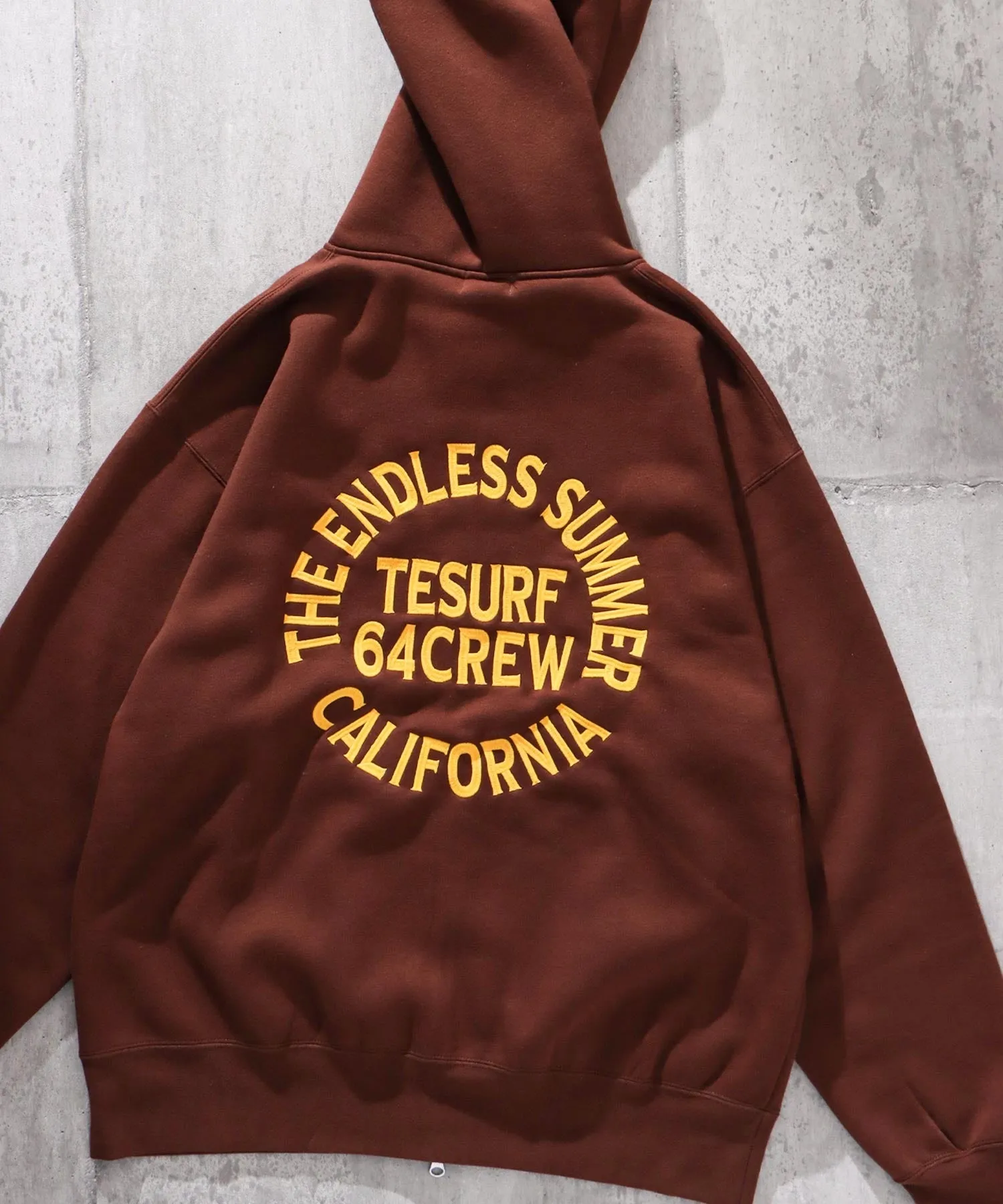 TES SURF TEAM BIG ZIP PARKA / スウェットジップパーカー