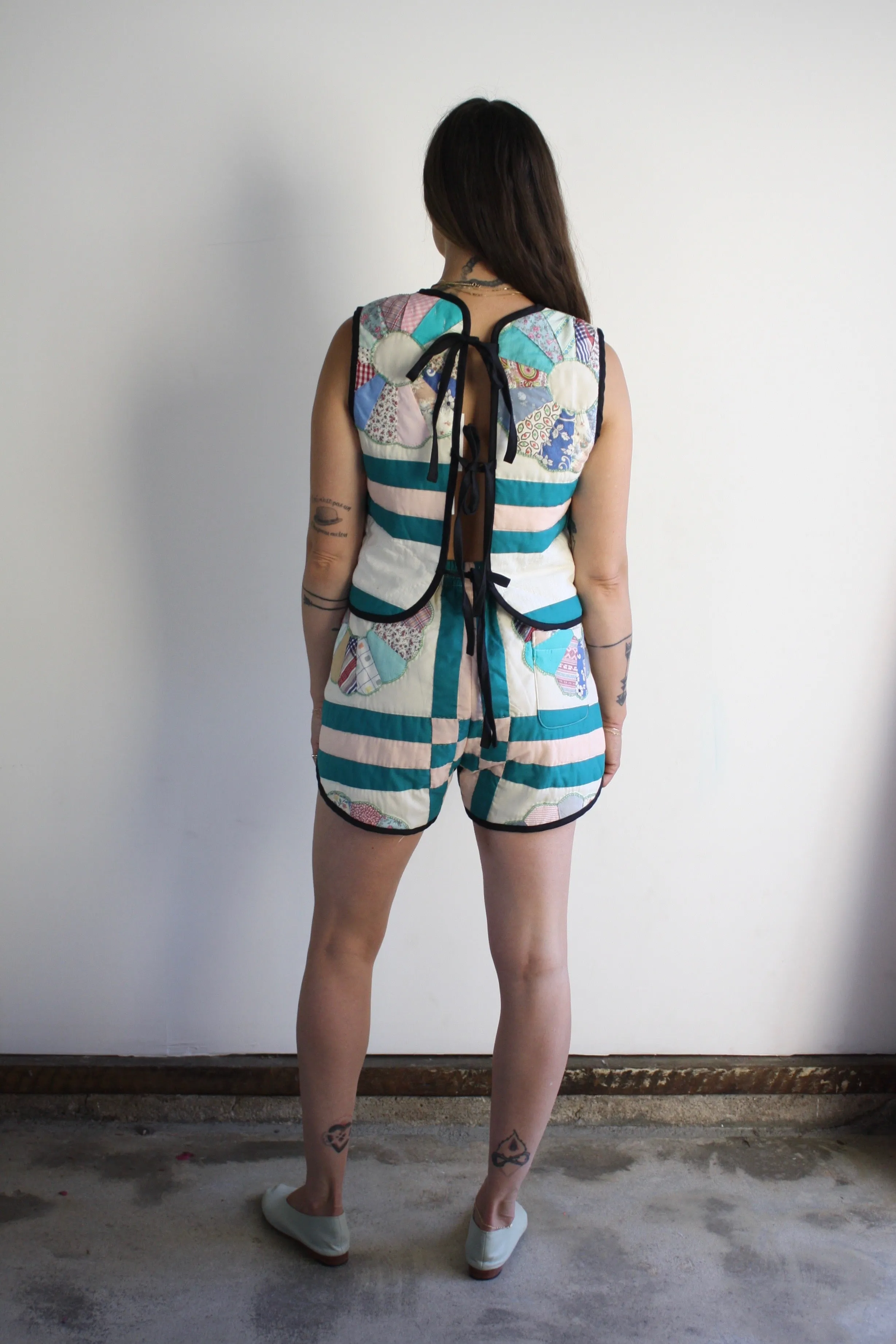 Tie Back Tank - OOAK Large